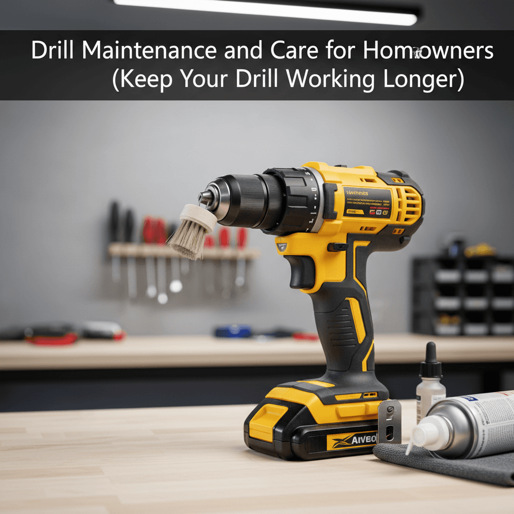 Drill Maintenance and Care for Homeowners (Keep Your Drill Working Longer)